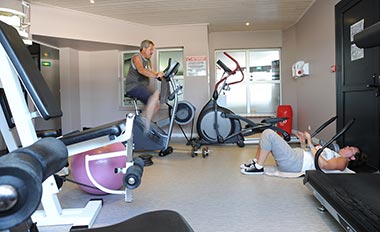 Salle de remise en forme et fitness au camping en Vendée à Saint-Hilaire-de-Riez