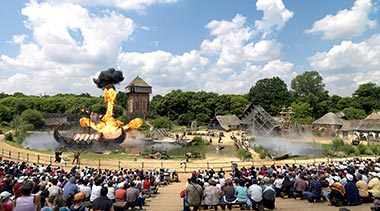 Wikingershow am Puy du Fou in der Vendée