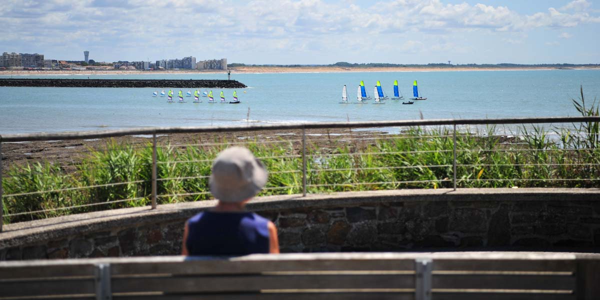 Vue de la corniche de Sion en Vendée près du camping Les Écureuils